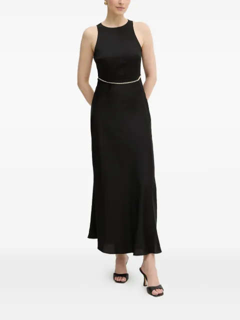 Armani Exchange vestido largo con abertura lateral