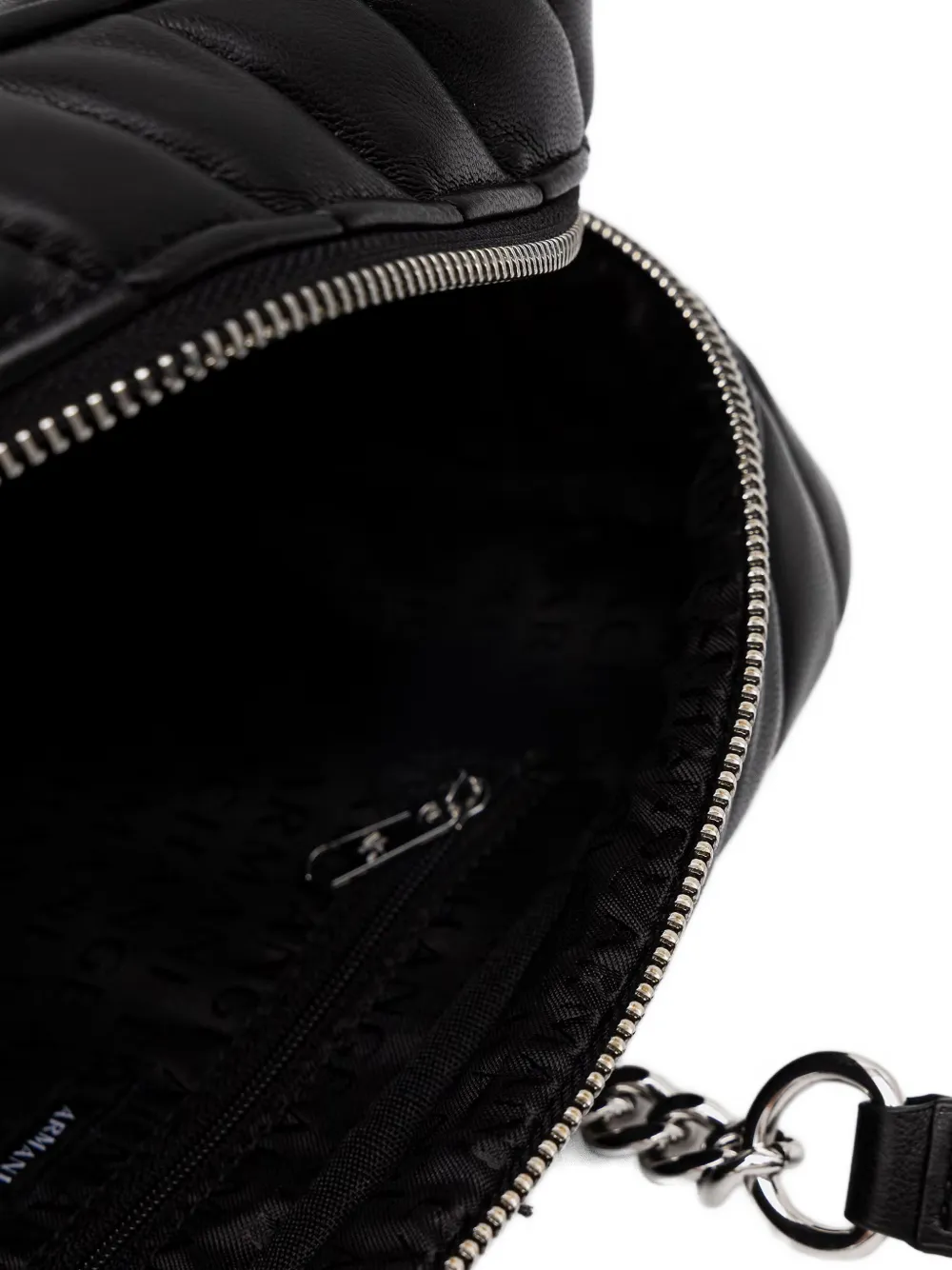 Armani Exchange Gewatteerde shopper Zwart