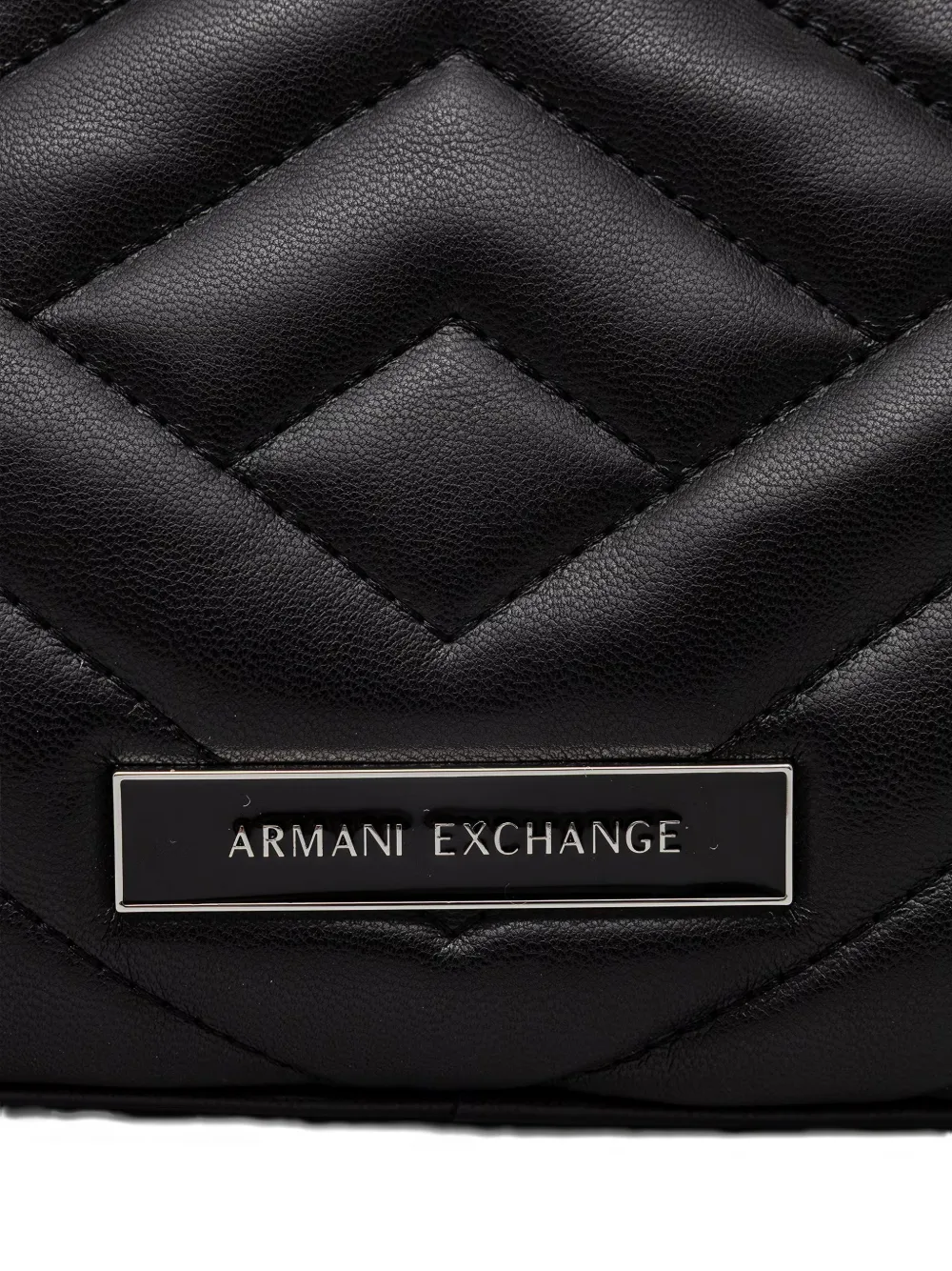 Armani Exchange Gewatteerde shopper Zwart