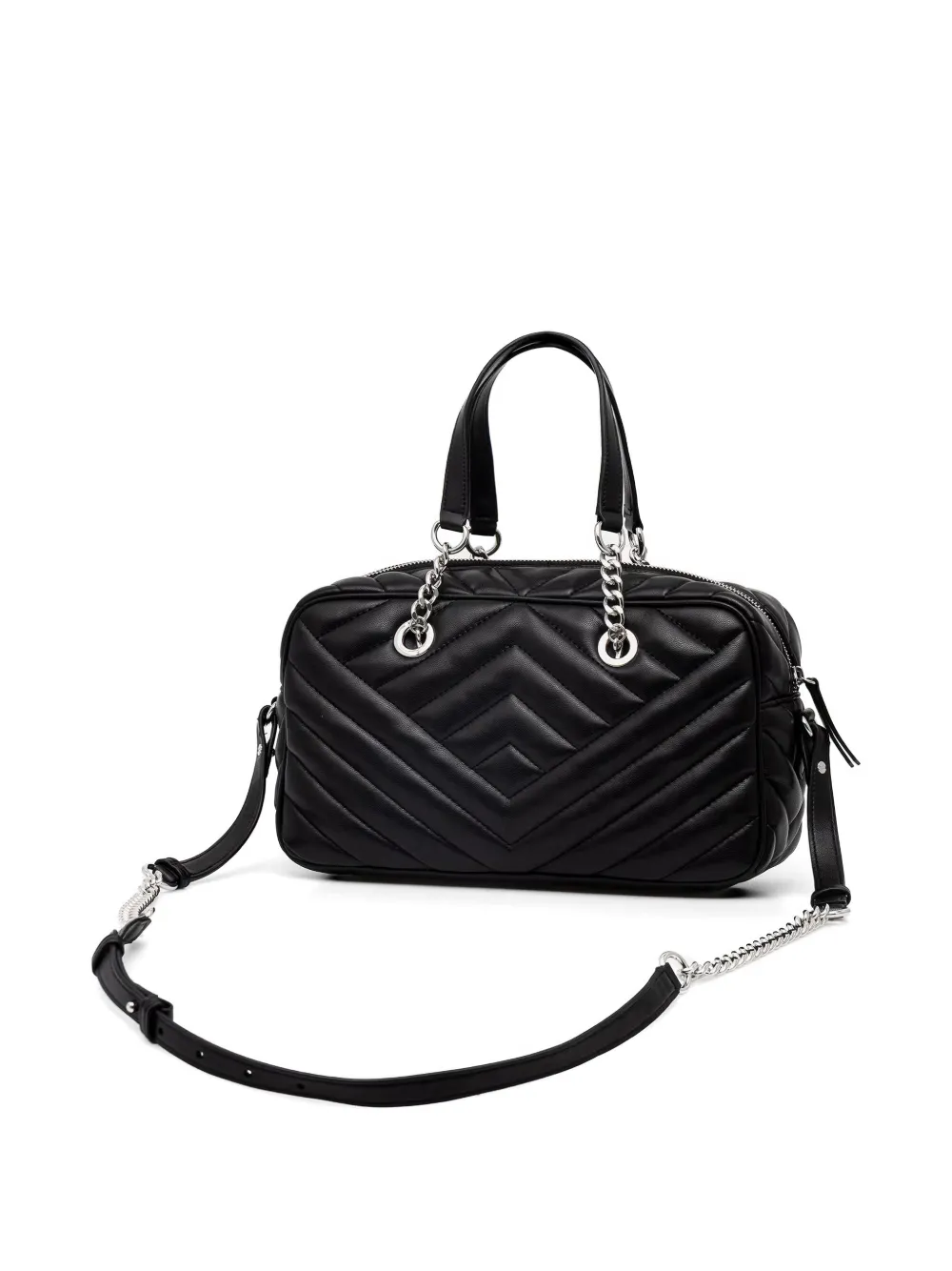 Armani Exchange Gewatteerde shopper Zwart