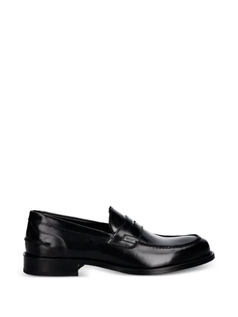 Baldinini leather penny loafers