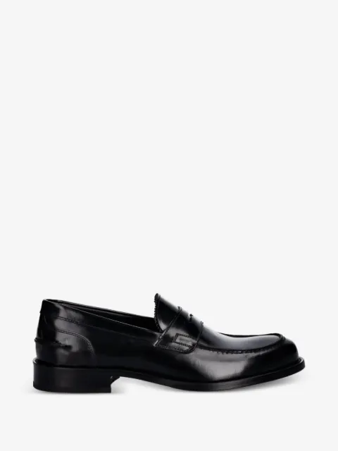 Baldinini leather penny loafers