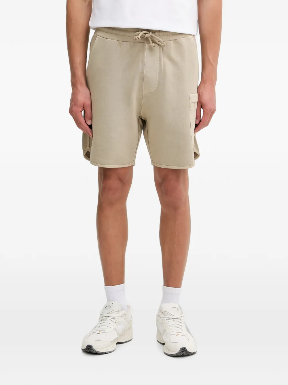 Aeronautica Militare logo-patch drawstring shorts - Toni neutri