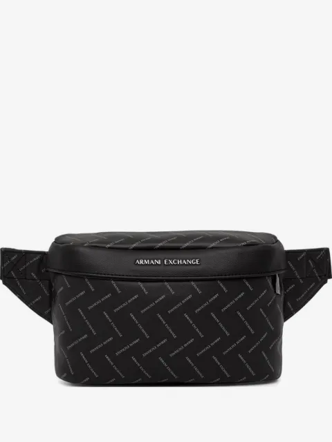 Armani Exchange all-over logo-print belt bag