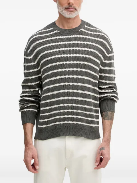 Armani Exchange horizontal-stripe crew-neck sweater