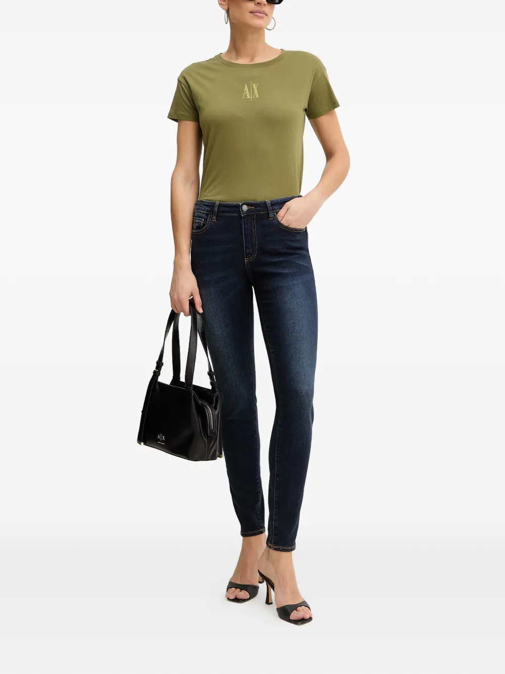  Armani Exchange Vaqueros Skinny Con Efecto Degradado - Azul 