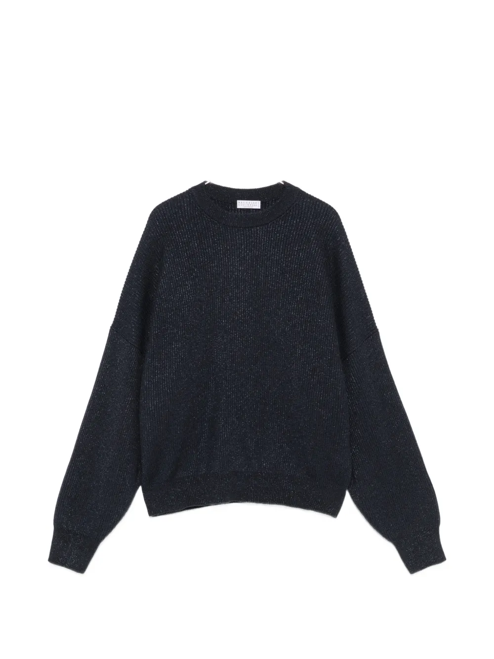 Brunello Cucinelli metallic-effect sweater - Blue