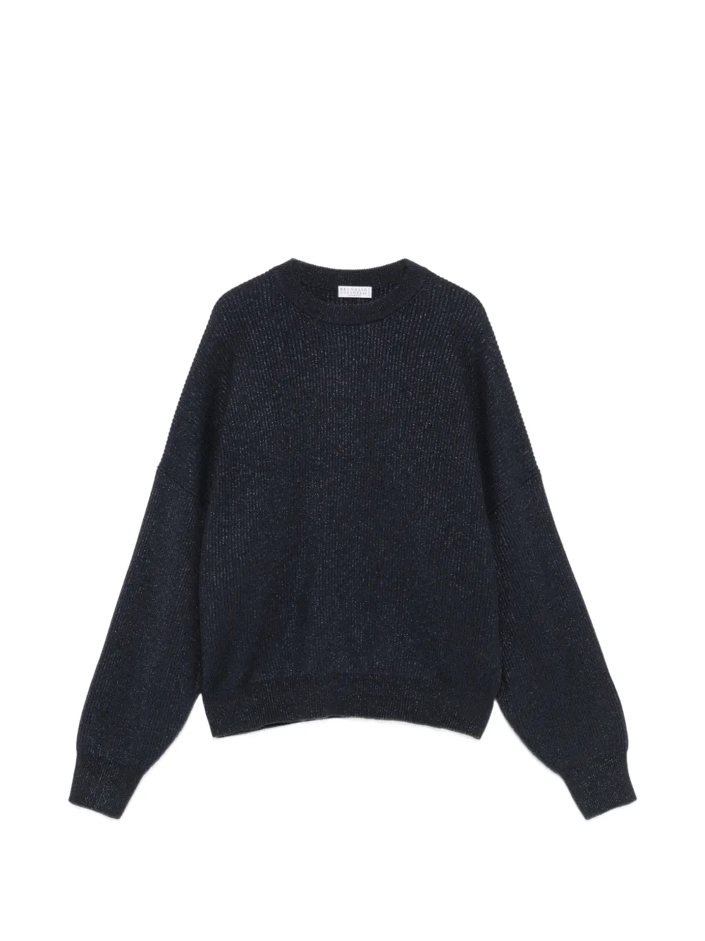 Brunello Cucinelli metallic-effect sweater - Blue