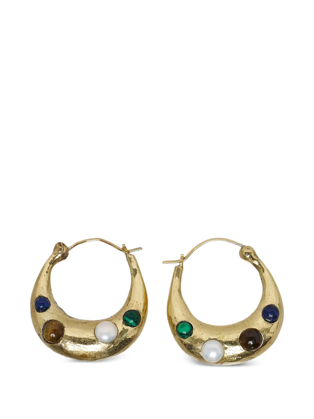 ALEMAIS Jem multi-stone earrings - Gold