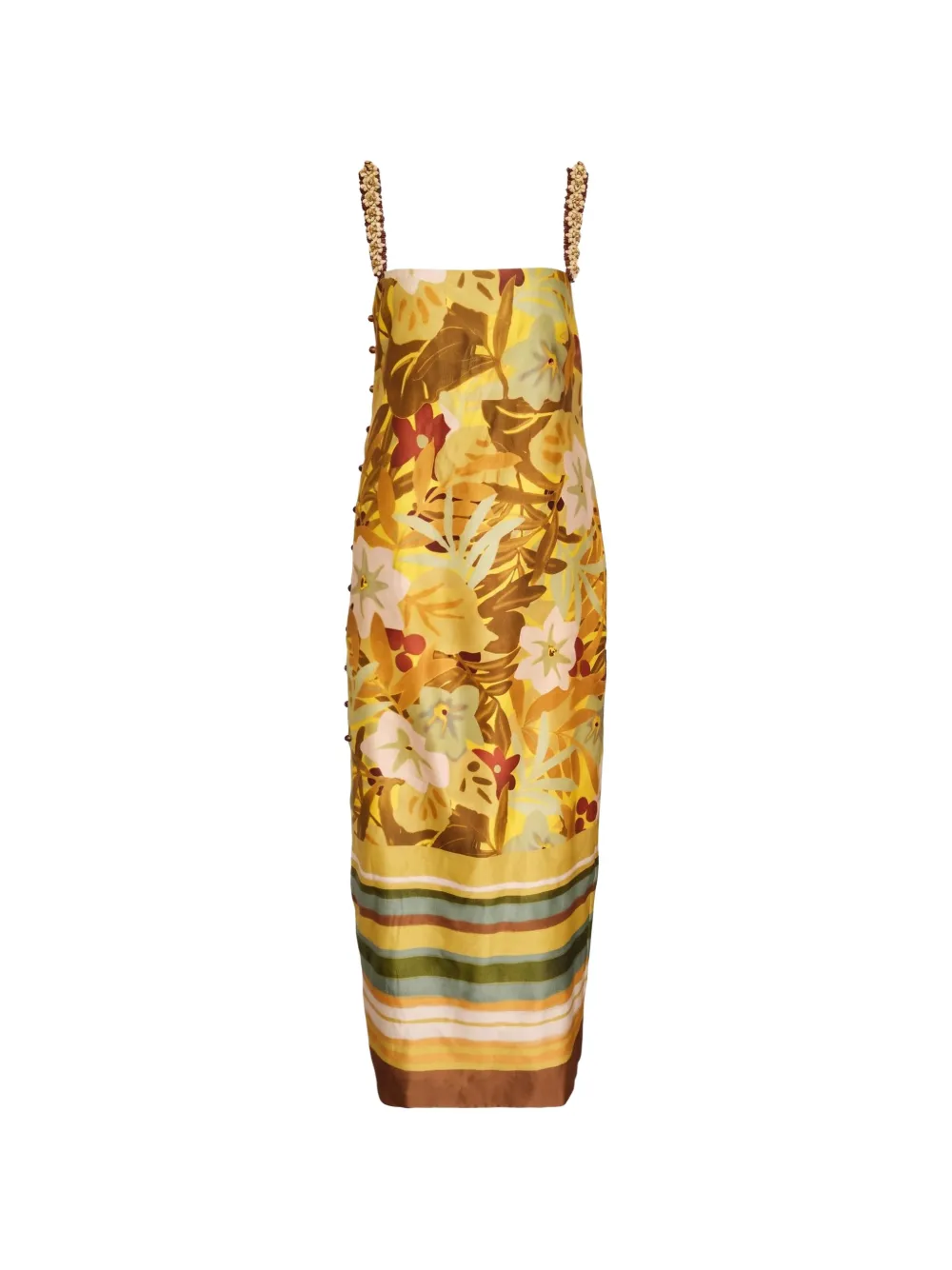 ALEMAIS maxi midi dress - Giallo