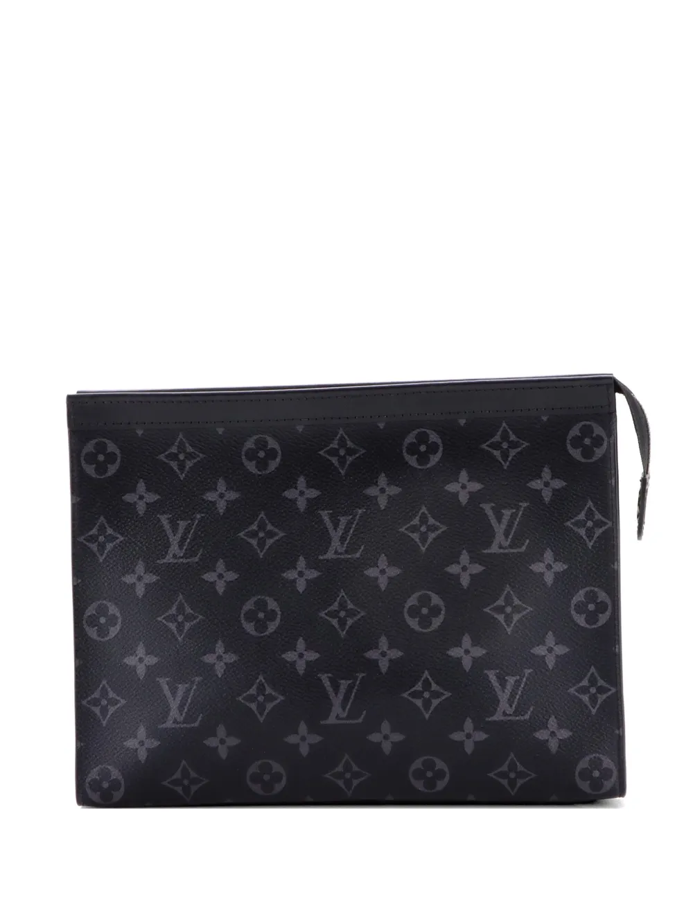 Louis Vuitton Pre-Owned Pochette Voyage Monogram Eclipse Canvas MM clutch bag - Nero