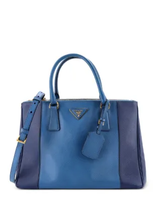Prada Pre-Owned バイカラー ダブルジップ ルクス サフィアーノレザー 