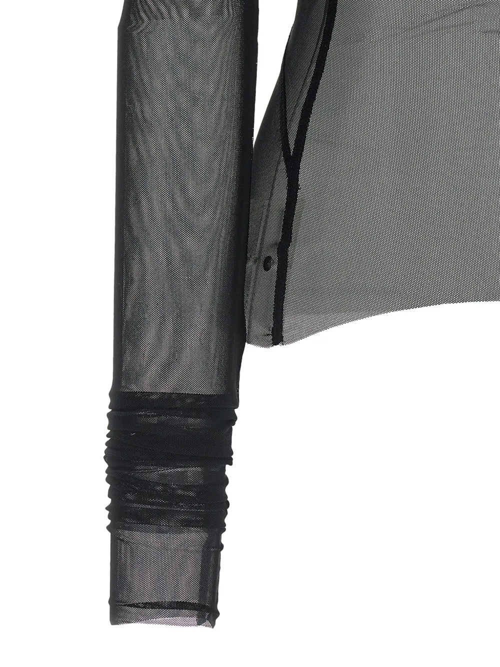 Rick Owens Top met lange mouwen en naaddetail Zwart