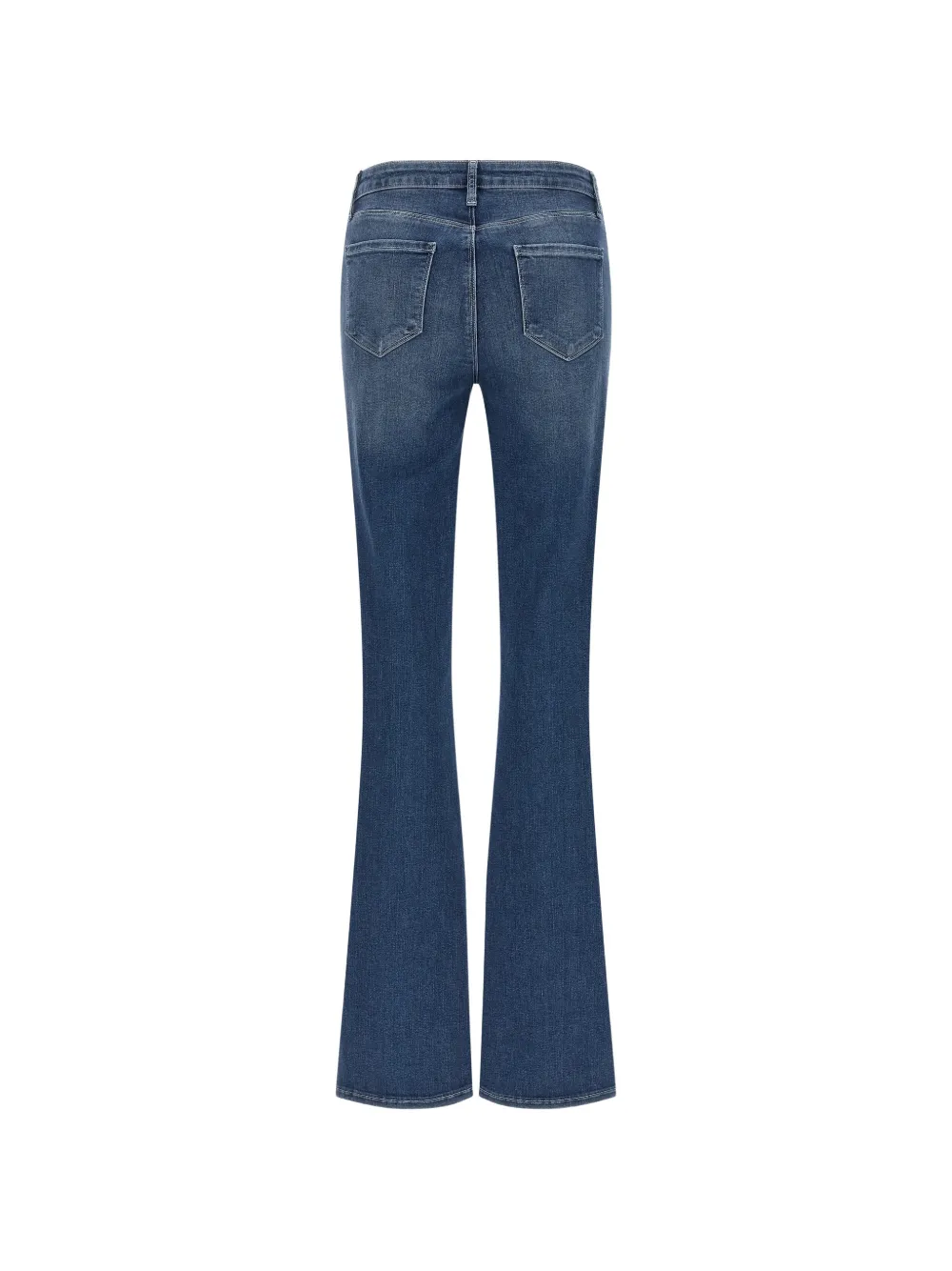 L'Agence Flared jeans met stonewashed-effect Blauw