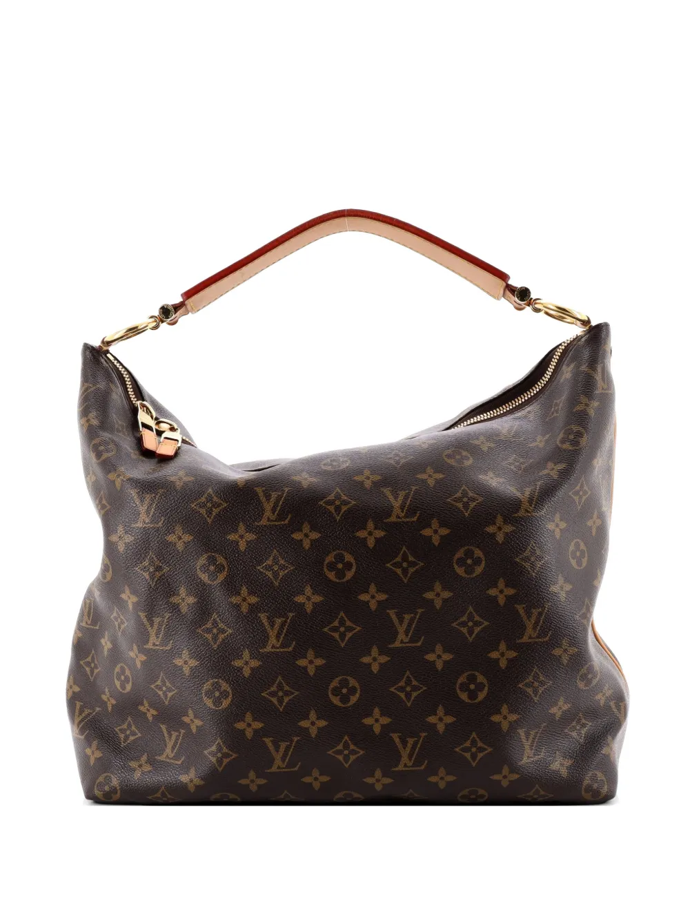 Louis Vuitton Pre-Owned Sully Handbag Monogram Canvas MM hobo bag - Marrone