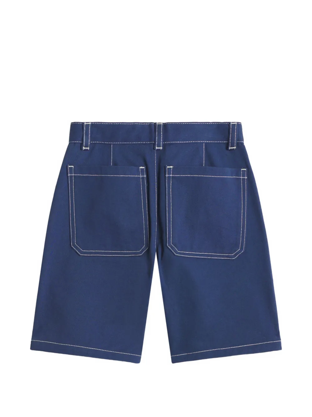 Maison Kitsuné x Bonpoint Elzo shorts met logopatch en stiksel Blauw