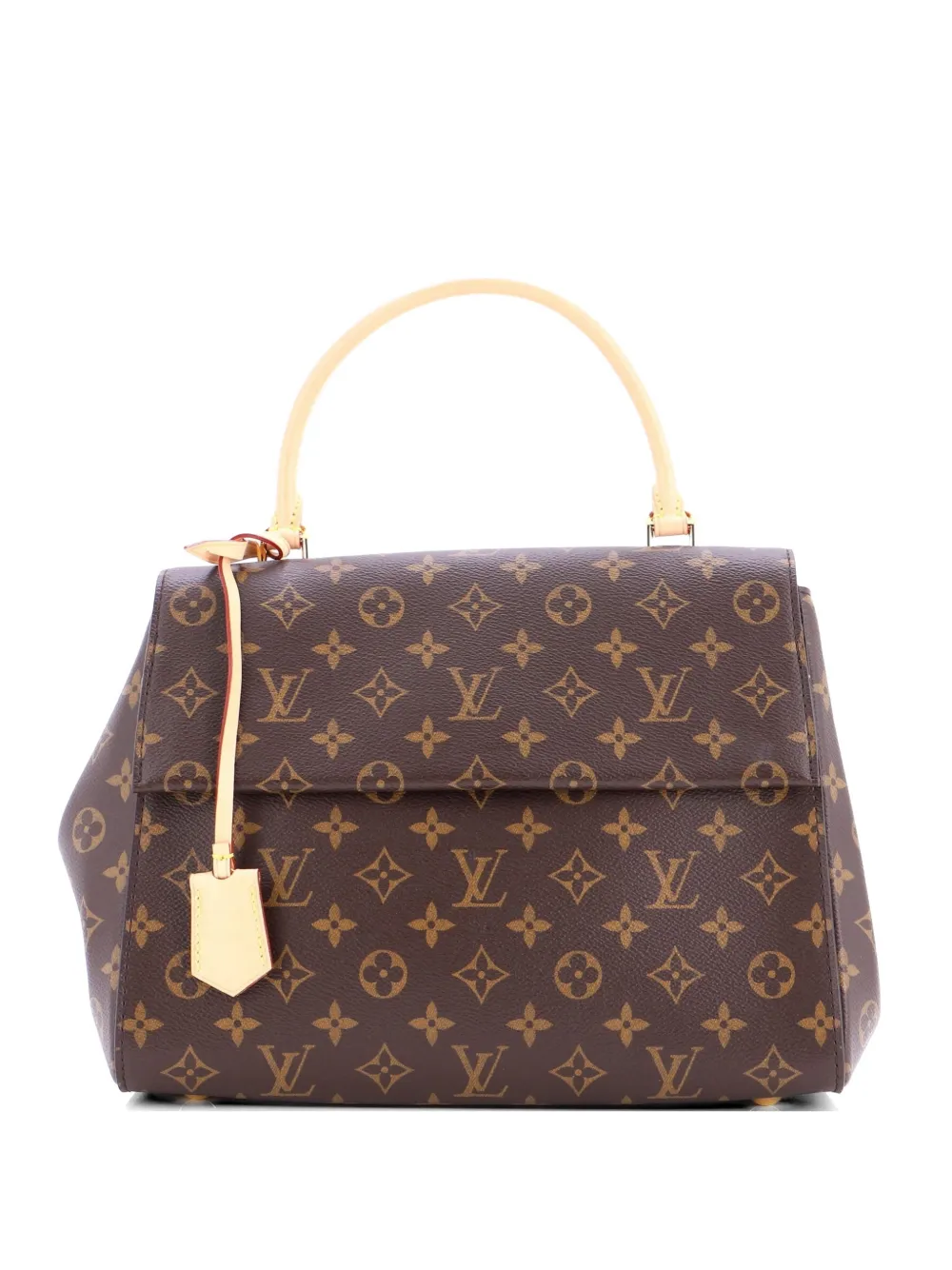 Louis Vuitton Pre-Owned Cluny Top Handle Bag Monogram Canvas MM shoulder bag - Marrone