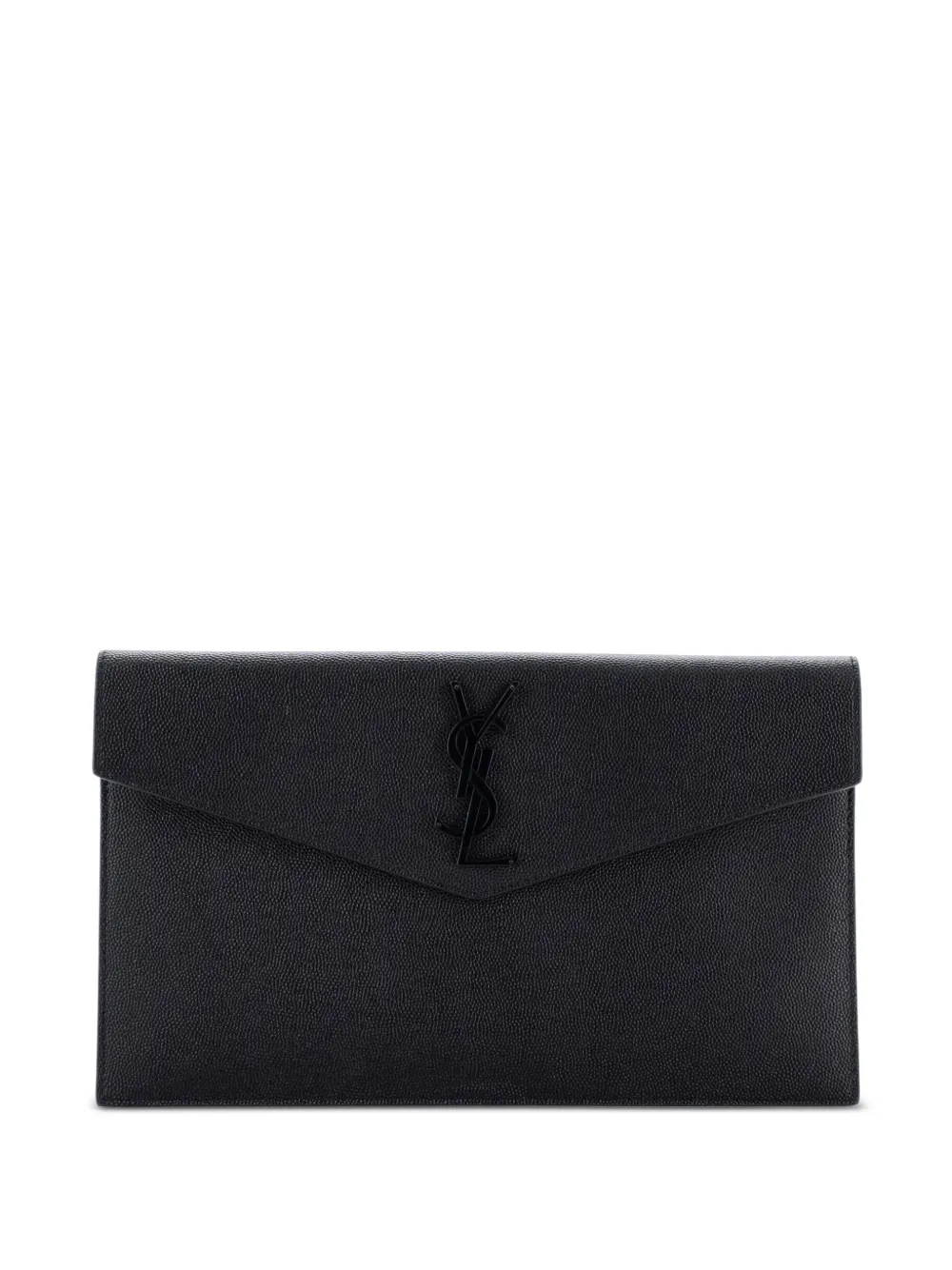 Saint Laurent Pre-Owned Uptown Pouch Leather clutch bag - Nero