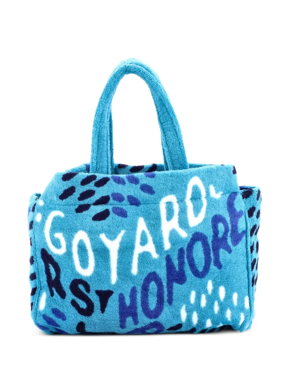Goyard Pre-Owned Eponge Bag Printed Terry Cloth PM tote bag - Blu