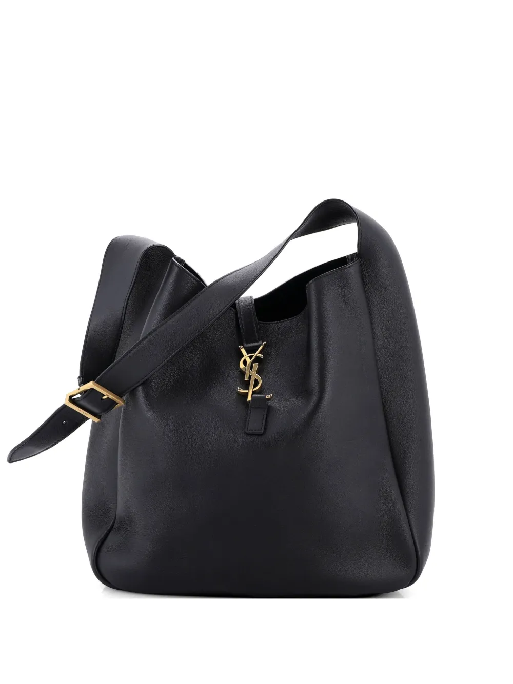 Saint Laurent Pre-Owned Le 5 a 7 Supple Leather Large hobo bag - Nero