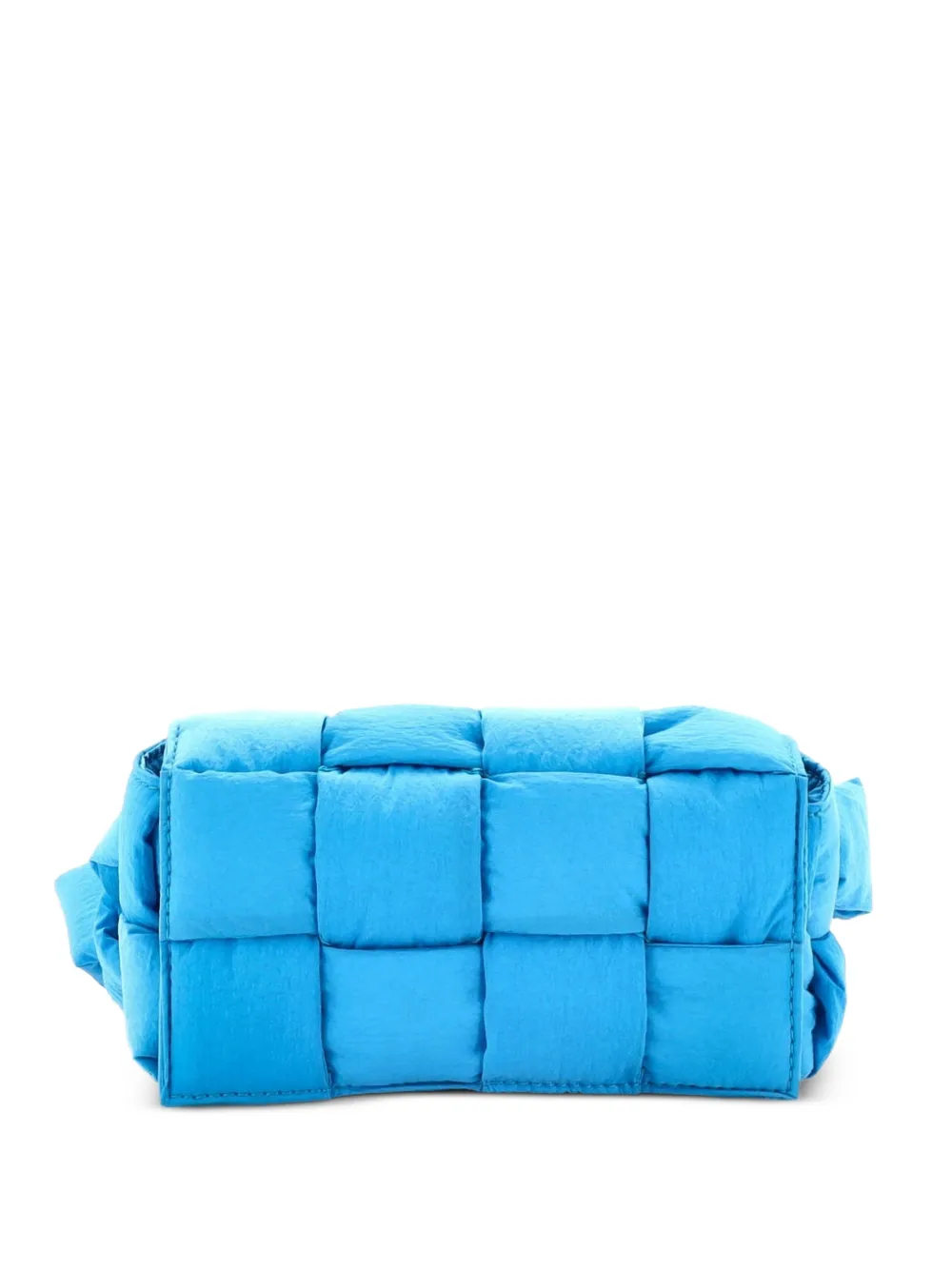 Bottega Veneta Pre-Owned Cassette Padded Maxi Intrecciato Nylon Mini belt bag - Blu