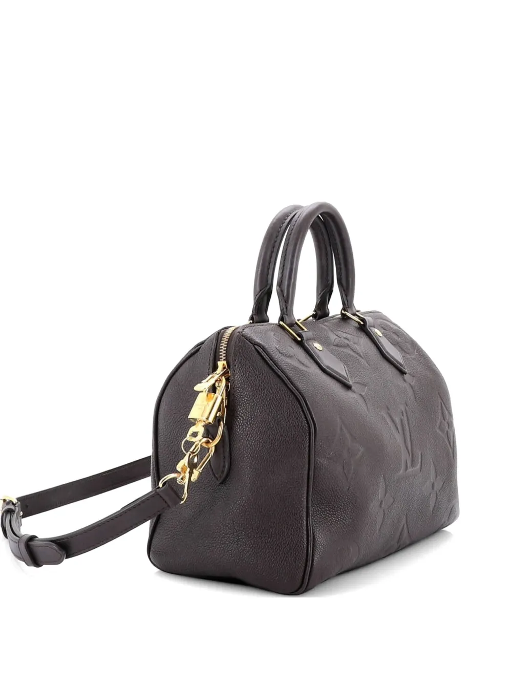 Louis Vuitton Pre-Owned Speedy Bandouliere Bag Monogram Empreinte Giant 25 satchel - Marrone