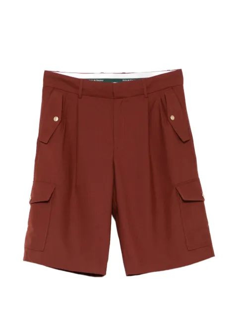 Drôle De Monsieur pleated cargo shorts
