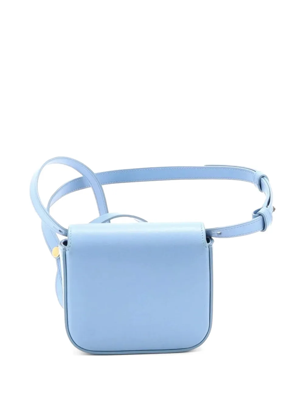Celine Pre-Owned Claude Leather Mini shoulder bag - Blu