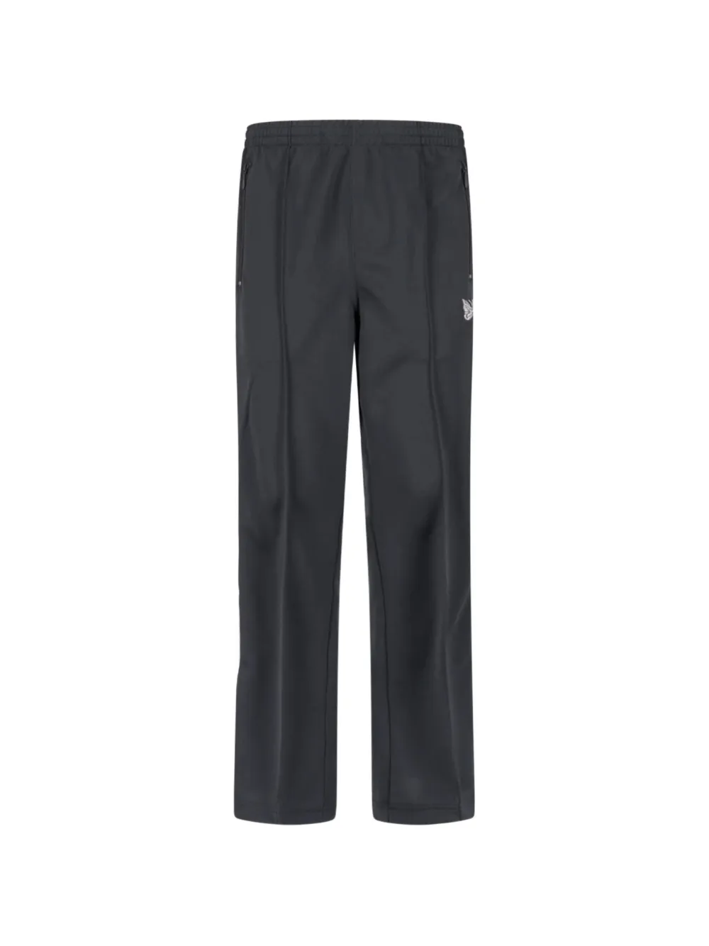 Needles logo条纹运动裤 | 黑色 | Image 1