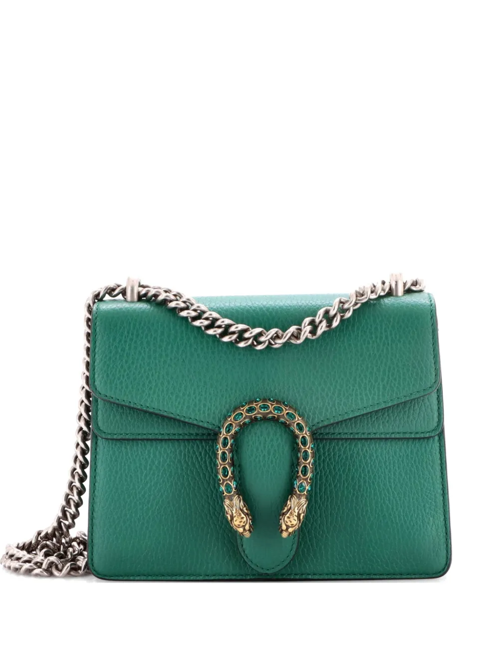 Gucci Pre-Owned Dionysus Bag Leather Mini crossbody bag - Verde
