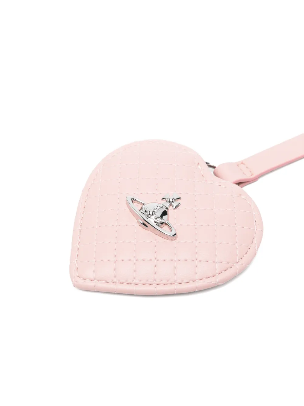 Vivienne Westwood Tassenbedel met hartvormige spiegel Roze
