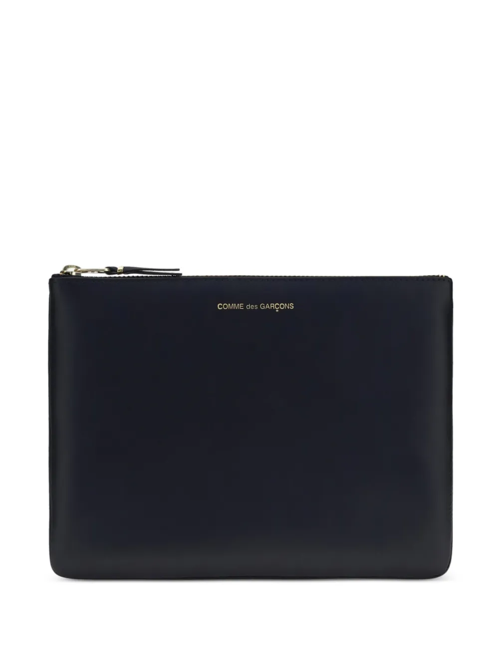Comme Des Garçons leather pouch bag - Blu