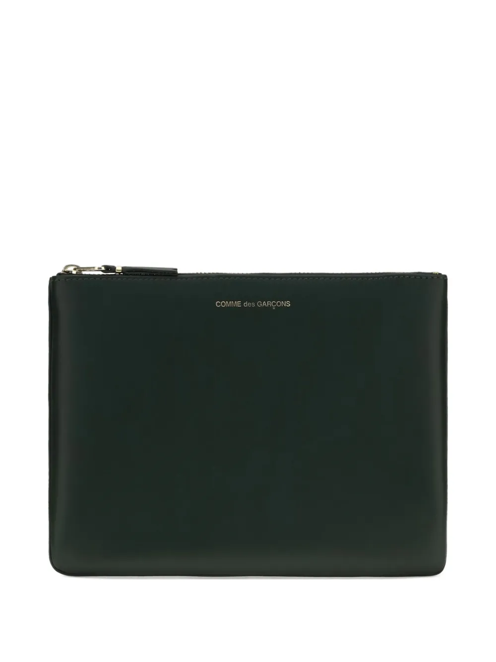 Comme Des Garçons leather pouch bag - Verde