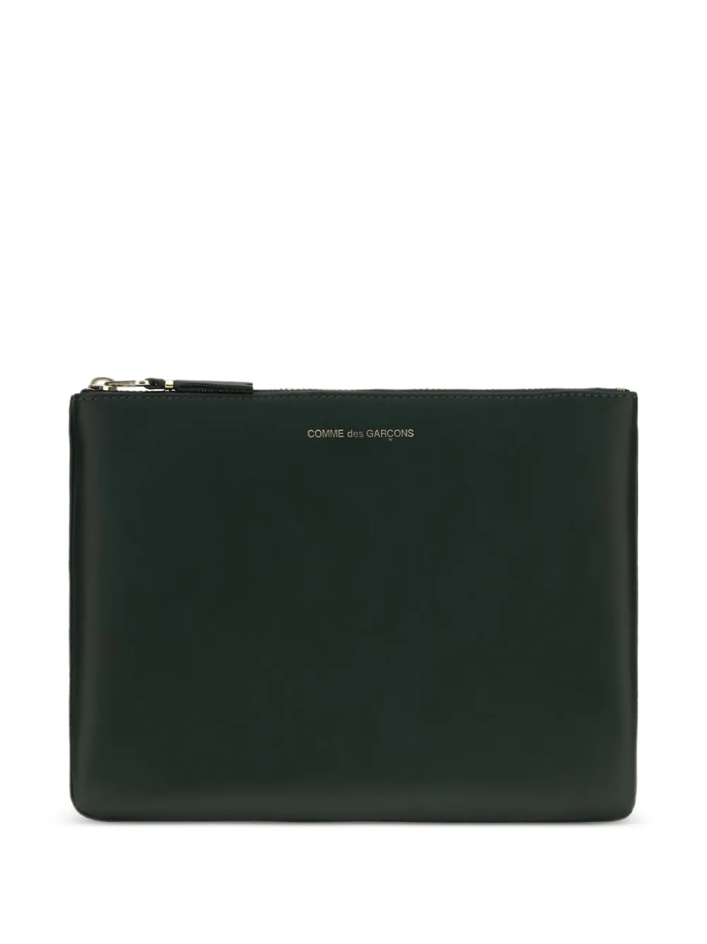 Comme Des Garçons leather pouch bag - Verde