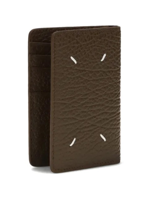 Maison Margiela four-stitch leather card holder