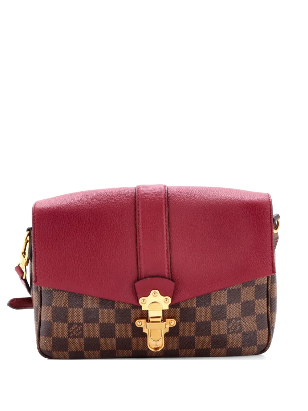 Louis Vuitton Pre-Owned Clapton Handbag Damier and Leather PM crossbody bag - Brown