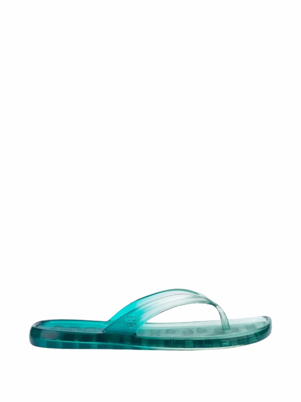 Melissa logo-embossed flip flops - Grün