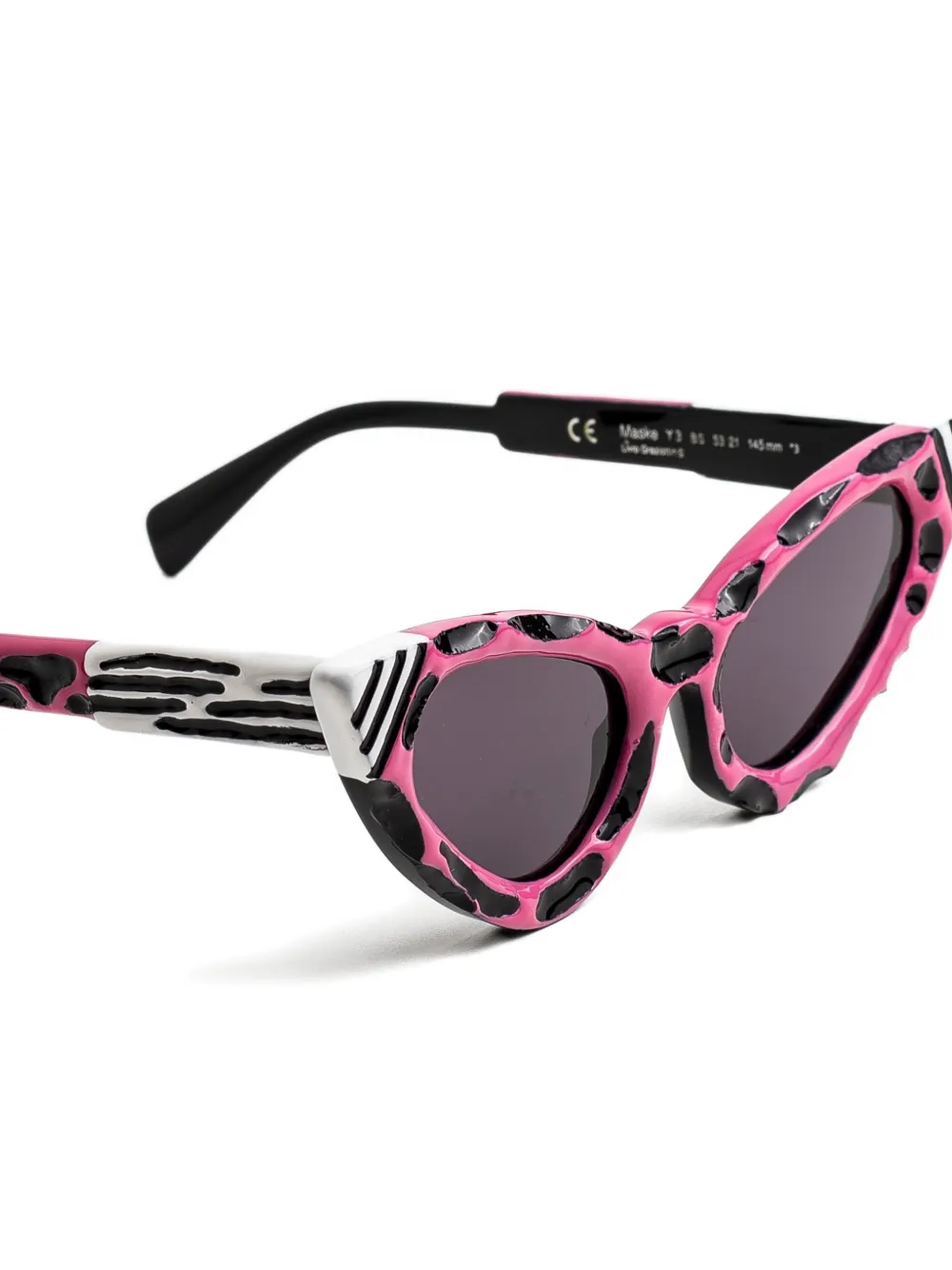 Kuboraum Y3 zonnebril met cat-eye montuur Roze