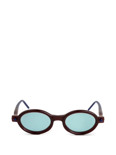 Kuboraum P6 oval-frame sunglasses