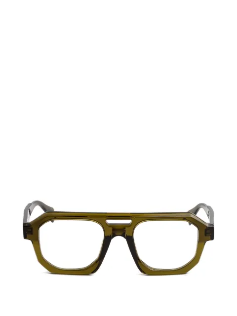 Kuboraum K33 geometric-frame glasses