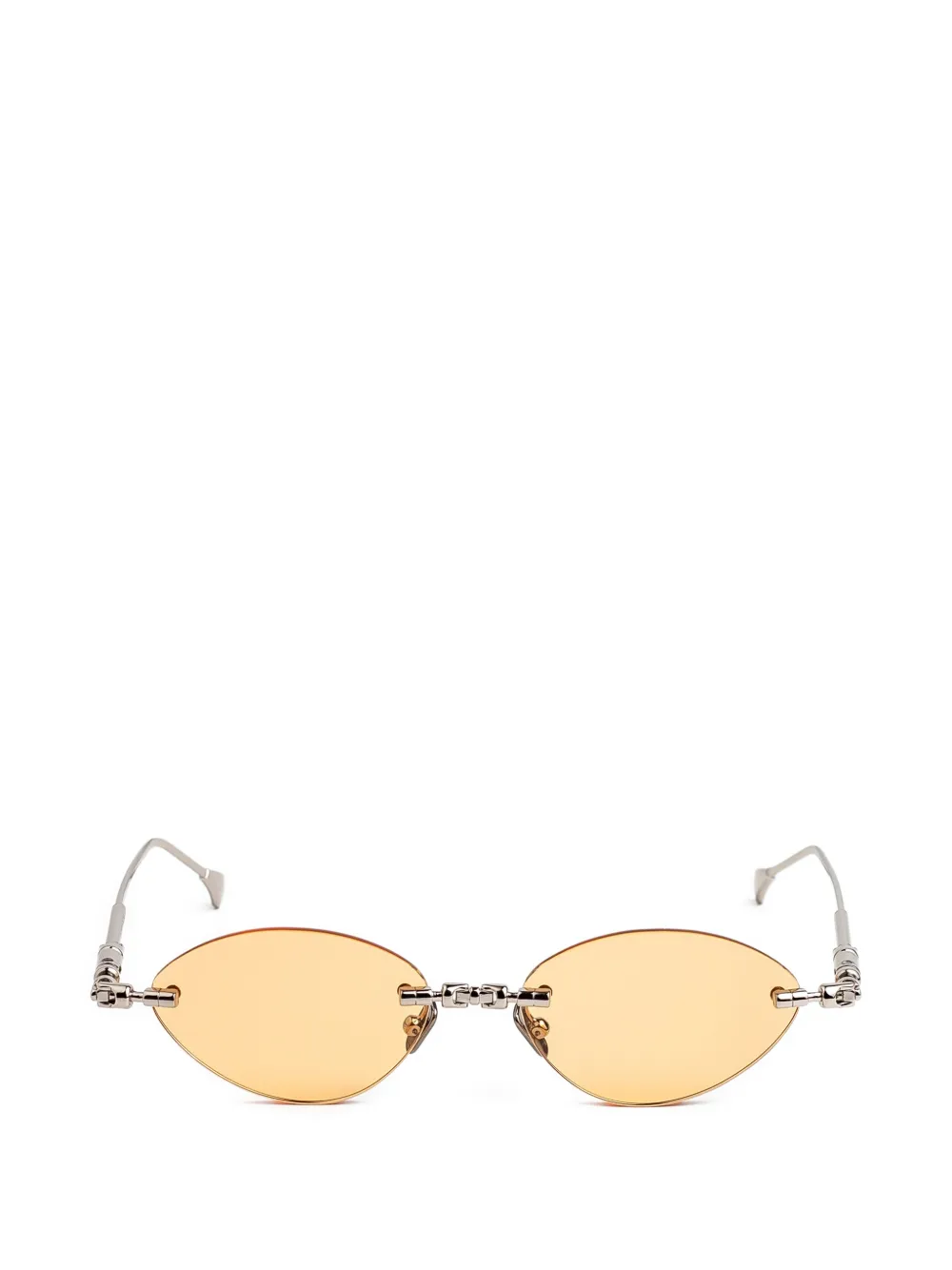 Kuboraum H65 rimless cat-eye sunglasses - Arancione