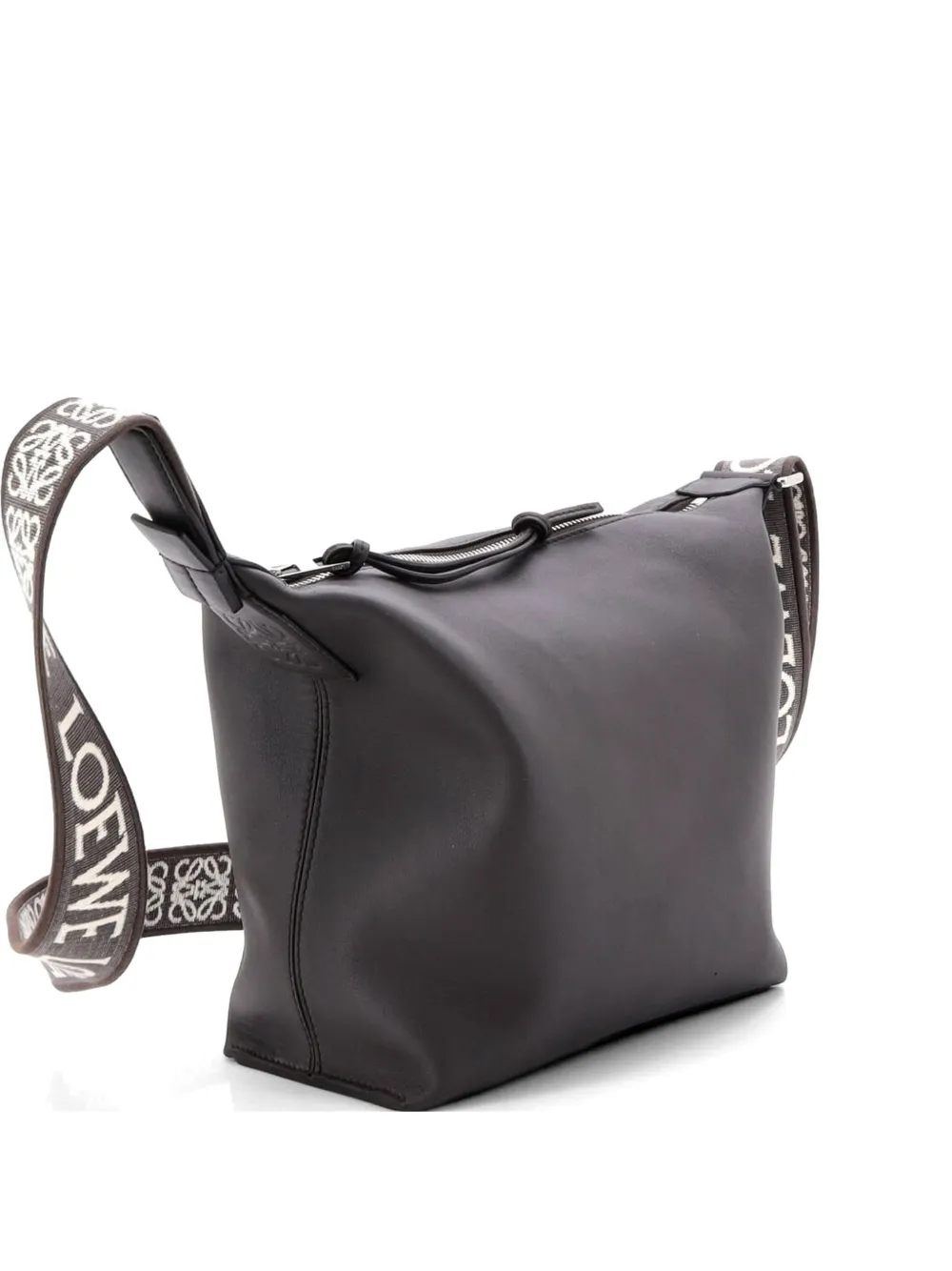 Loewe Pre-Owned Cubi Leather Small crossbody bag - Grigio