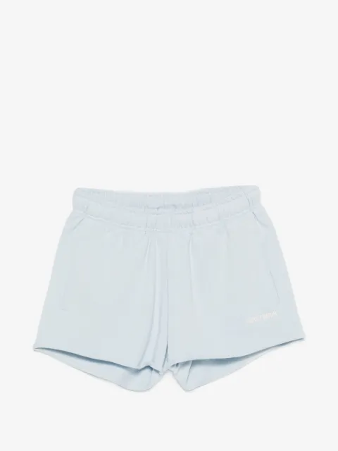 WRSTBHVR Itia shorts med broderet logo og rå kant