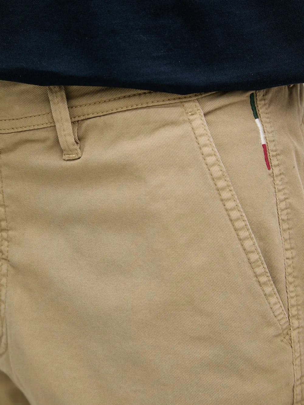 Aeronautica Militare Straight broek Beige