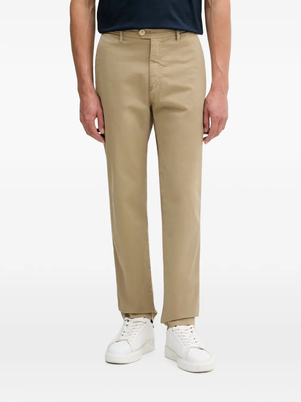 Aeronautica Militare flap-pocket straight-leg trousers - Toni neutri