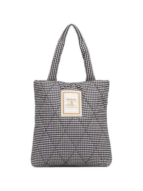 Barbour Riah quilted gingham shoulder bag