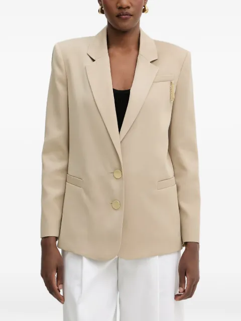 Armani Exchange chain-detail single-breasted blazer