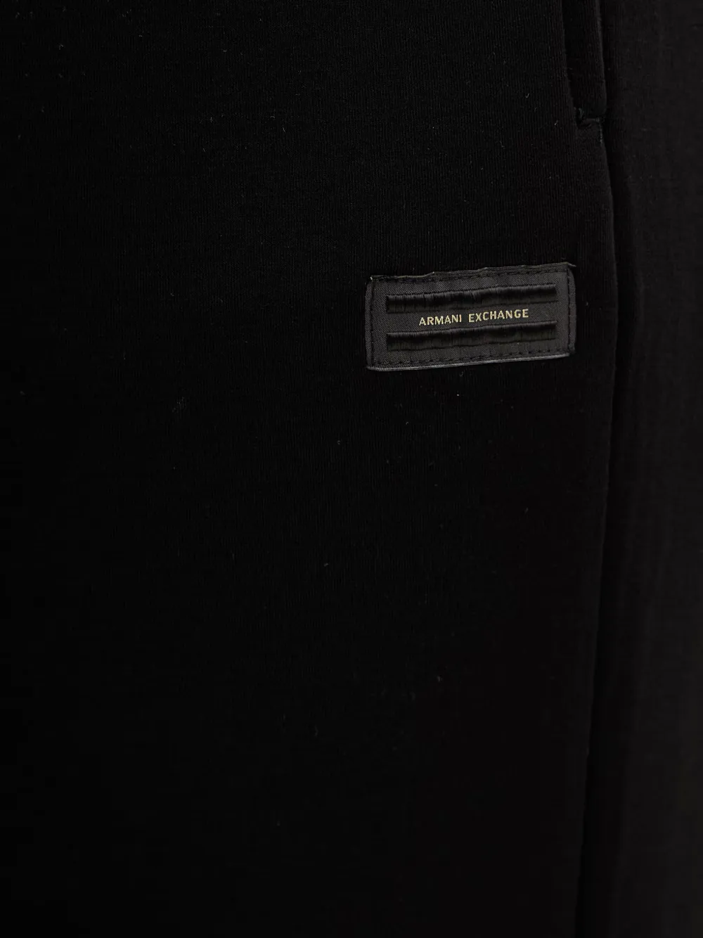 Armani Exchange Trainingsbroek met logopatch Zwart