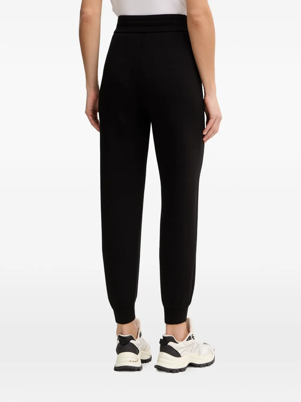 Armani Exchange Trainingsbroek met logopatch Zwart