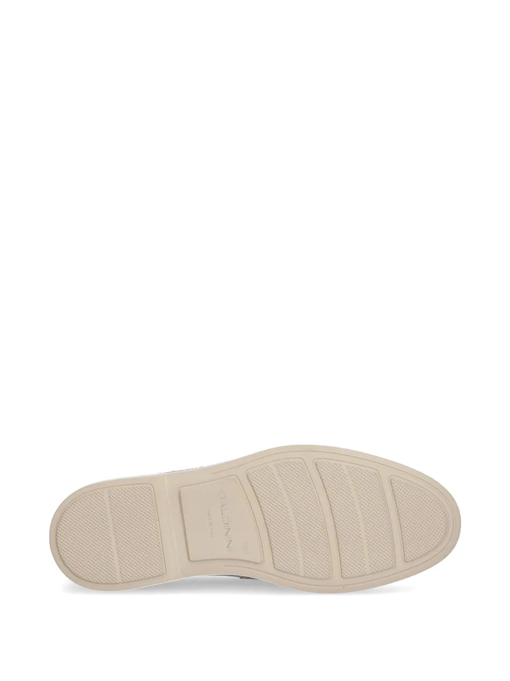 Baldinini Suède loafers met monogramplakkaat Bruin